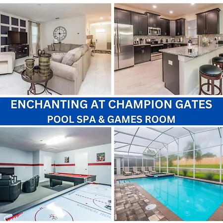 Enchanting Escape Private Pool Spa Games Room